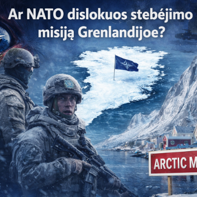 Ar NATO dislokuos stebėjimo misiją Grenlandijoje?