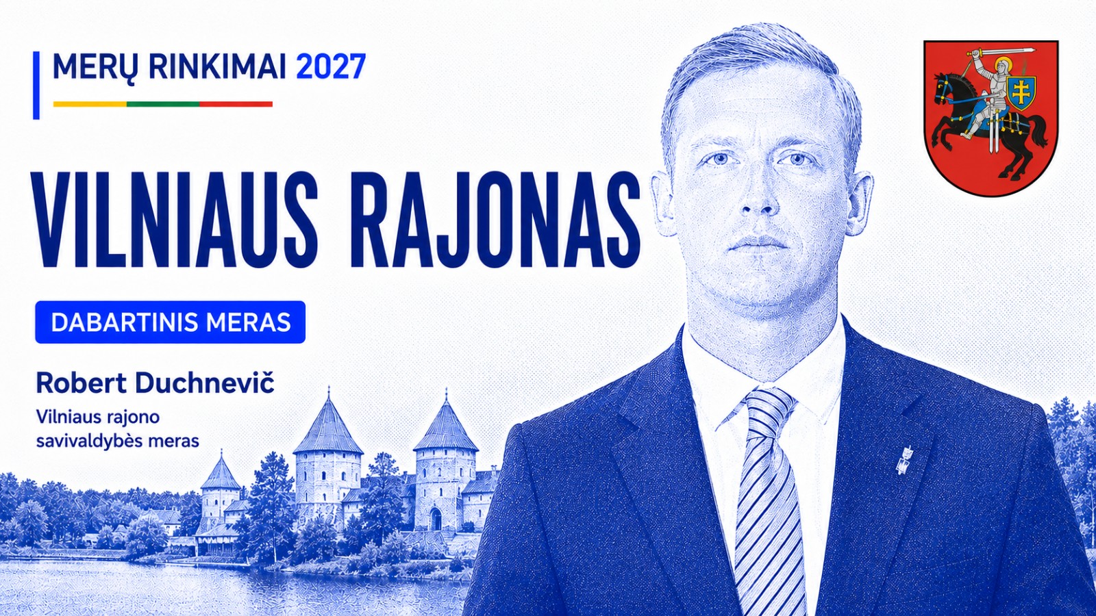 Ar balsuotumėte už dabartinį Vilniaus rajono savivaldybės merą 2027 m. rinkimuose?