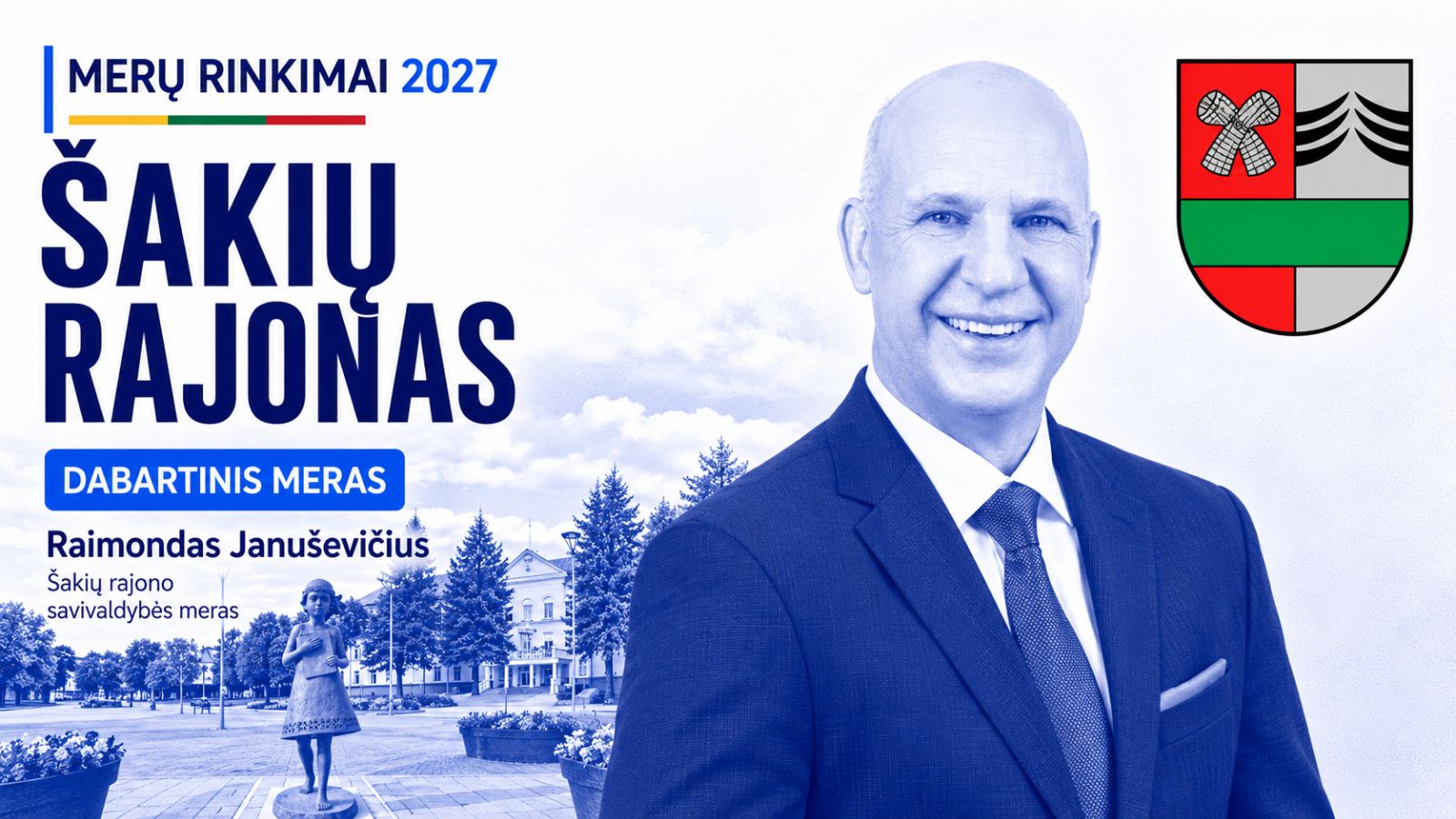 Ar balsuotumėte už dabartinį Šakių rajono savivaldybės merą 2027 m. rinkimuose?