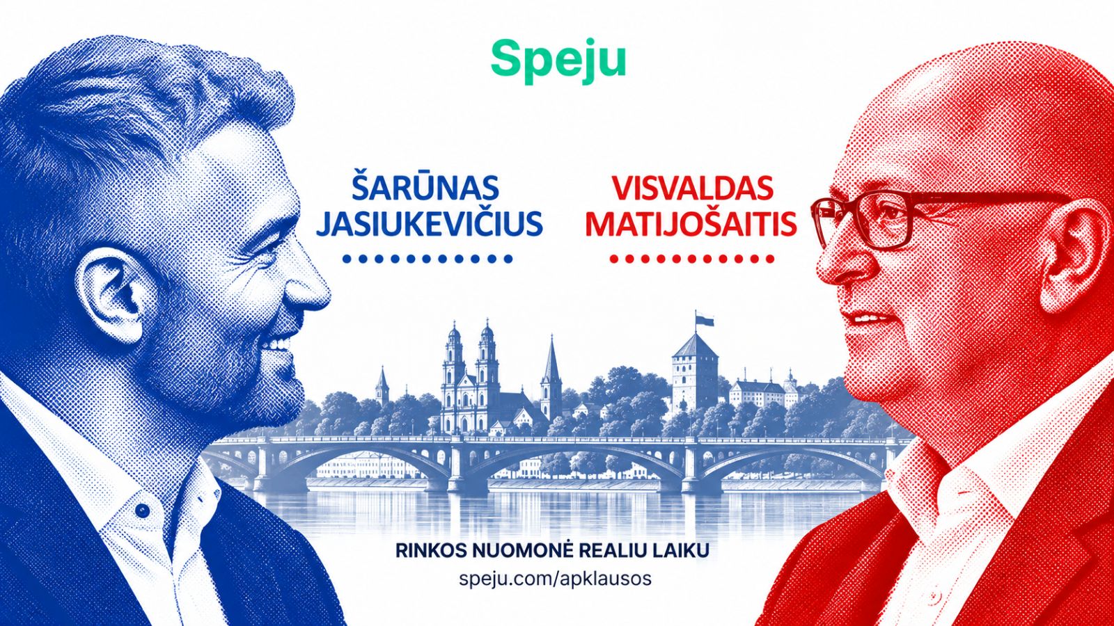 Jeigu 2027 m. Kauno mero rinkimuose tektų rinktis tarp šių dviejų politikų, kurį palaikytumėte?