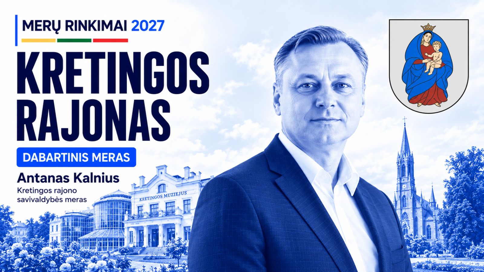 Ar balsuotumėte už dabartinį Kretingos rajono savivaldybės merą 2027 m. rinkimuose?