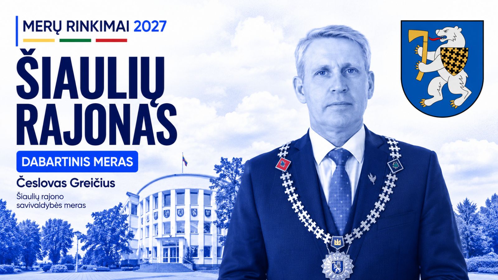 Ar balsuotumėte už dabartinį Šiaulių rajono savivaldybės merą 2027 m. rinkimuose?