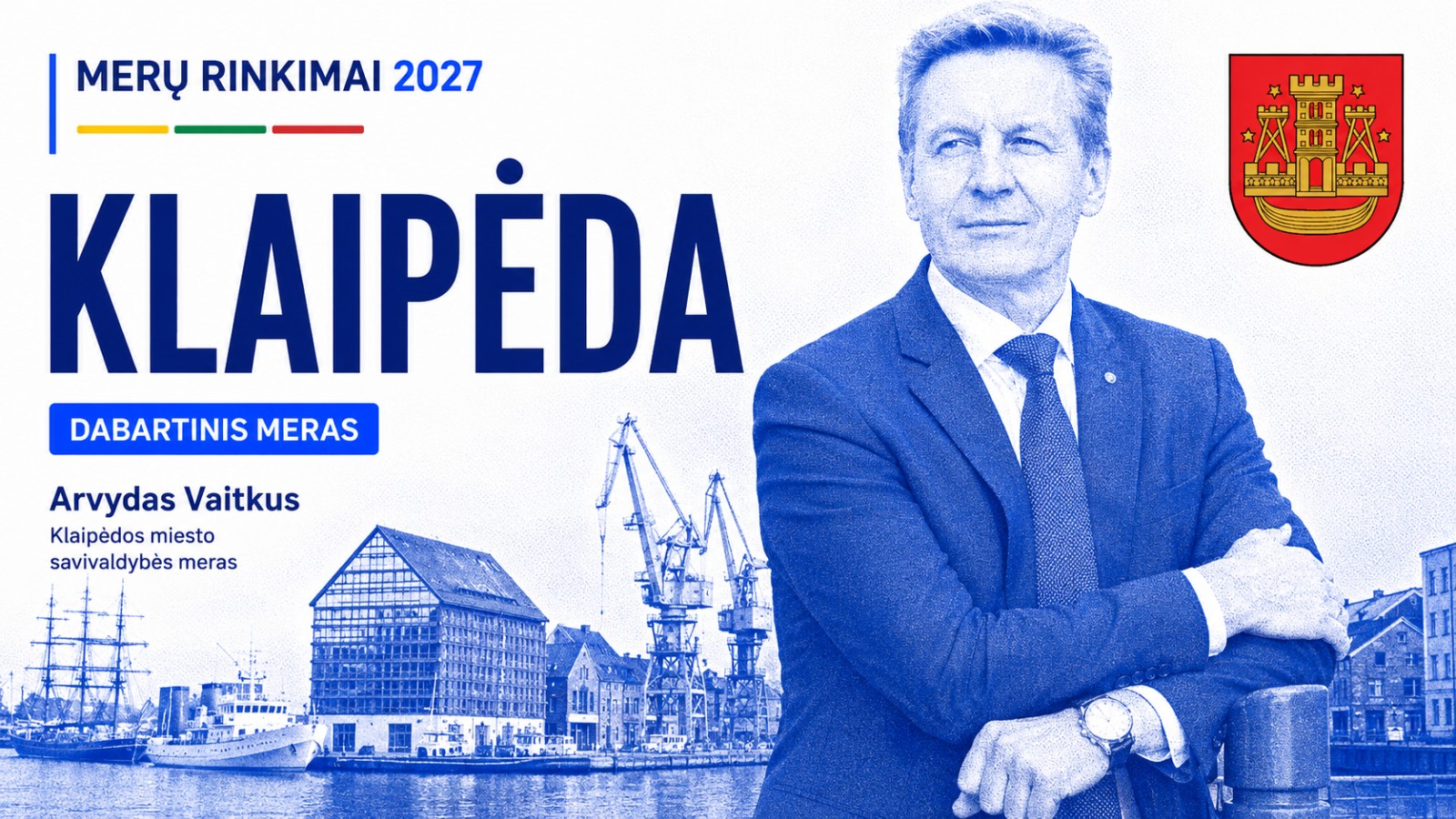 Ar balsuotumėte už dabartinį Klaipėdos miesto savivaldybės merą 2027 m. rinkimuose?