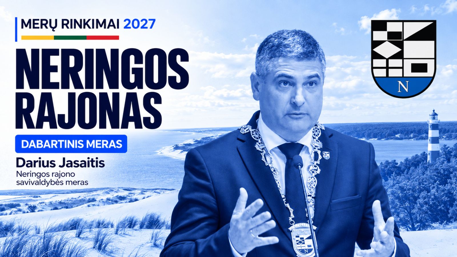 Ar balsuotumėte už dabartinį Neringos savivaldybės merą 2027 m. rinkimuose?